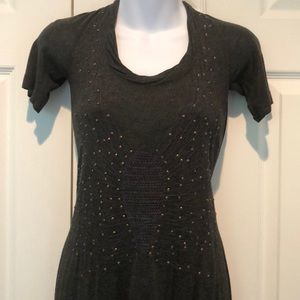 Free People Black Heather Dress NWT Small